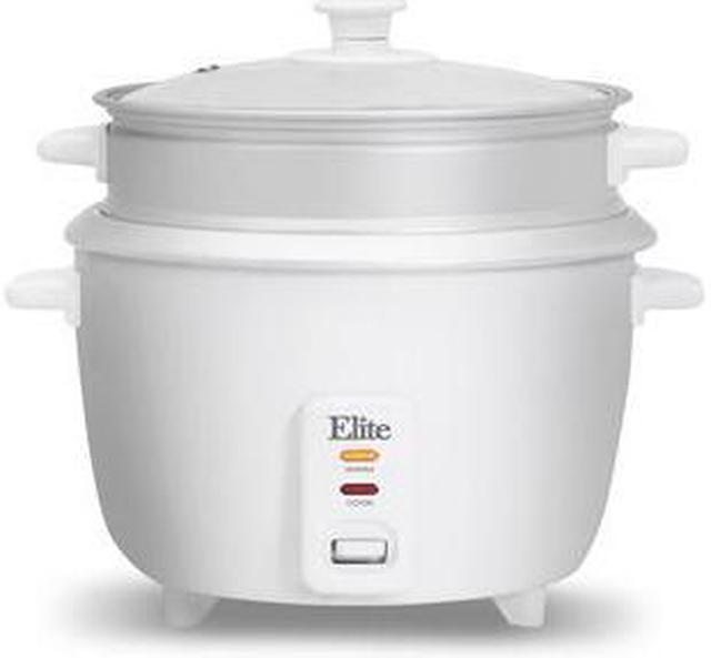 Elite Gourmet 16-cup Rice Cooker with Steam Tray 