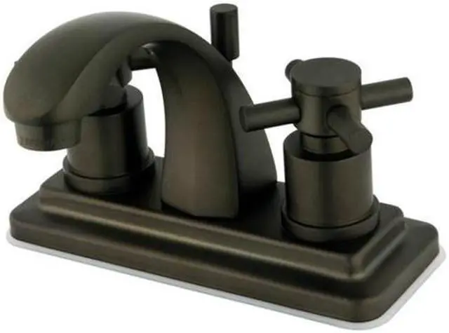 Alt view image 2 of 3 - Kingston Brass KS4645DX Two Handle 4 in. Centerset Lavatory Faucet with Brass Pop-up