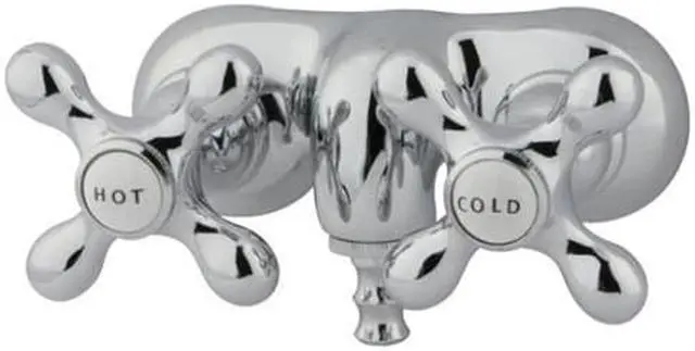 Alt view image 3 of 8 - Kingston Brass CC48T1 Vintage 3-3/8" Wall Mount Clawfoot Tub Filler