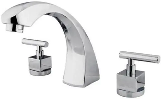 Alt view image 2 of 5 - Kingston Brass KS4361CQL Two Handle Roman Tub Filler