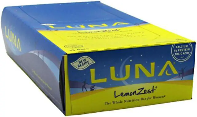 Alt view image 3 of 7 - Luna - Lemon Zest - Box - Clif Bar - 15 - Bar