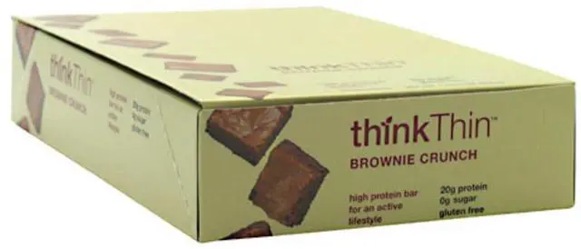 Alt view image 5 of 8 - Brownie Crunch - Box - Think Thin - 10 Bars - Box