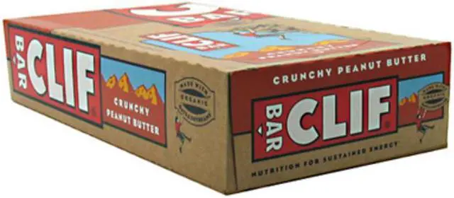 Alt view image 2 of 14 - Clif Bar Energy Bar, Crunchy Peanut Butter, 2.4 Oz, 12/Box 50120