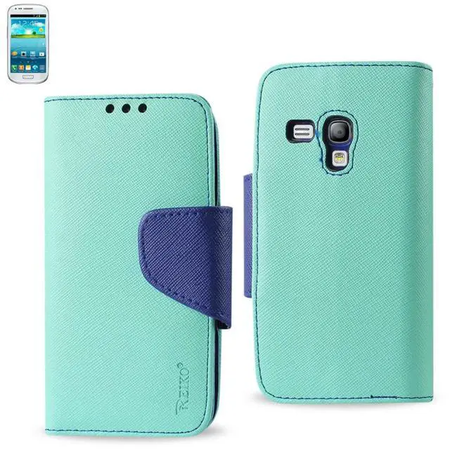 Alt view image 4 of 5 - Reiko Free Stand Wallet Case For Samsung Galaxy S III Mini