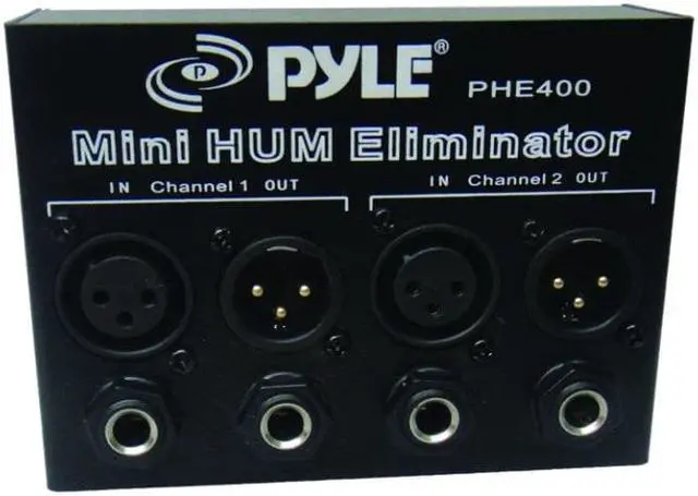Main image of PylePro PHE400 Hum-Noise Eliminator 2-Channel Box with XLR Jacks