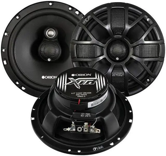 Alt view image 3 of 7 - Orion XTR65.3400W 6.5" 3-Way XTR Series Coaxial Car Speakers