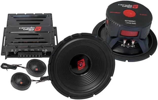 Alt view image 3 of 6 - Cerwin vega ST65C STROKER PRO 6.5" 2-way component speaker set - 125W RMS / 400W MAX