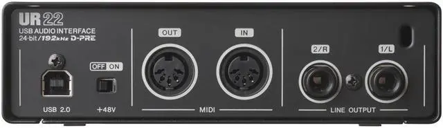 Alt view image 3 of 10 - Steinberg UR22 2x2 USB 2.0 Audio Recording Interface with Cubase AI Software