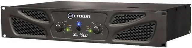 Alt view image 2 of 11 - Crown 1500 Amplifier 450W RMS 2 Channel Dark Gray NXLI15000US