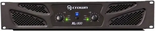 Alt view image 2 of 17 - Crown XLI800 Stereo 600-Watt Power Amplifier