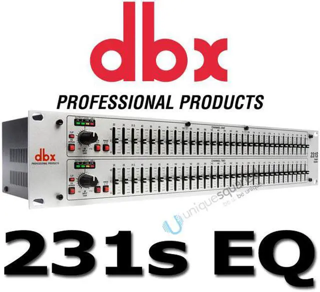 Alt view image 2 of 12 - DBX 231S Dual 31 Band Graphic EQ Equalizer