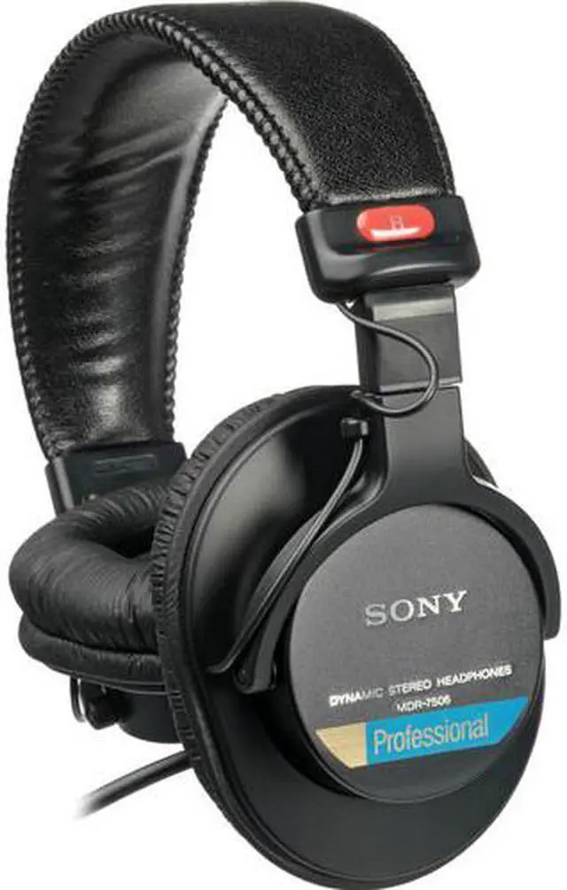 Alt view image 3 of 8 - Sony Professional Closed Circumaural Headphones - MDR-7506 Black