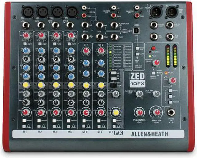 Main image of Allen & Heath ZED-10FX Audio Mixer w/Effects