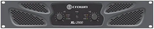 Main image of Crown 2500 Amplifier 1000 W RMS 2 Channel Dark Gray NXLI25000US