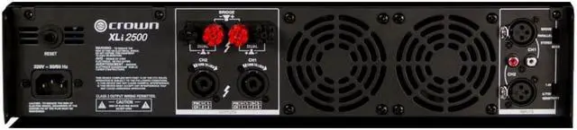 Alt view image 2 of 20 - Crown 2500 Amplifier 1000 W RMS 2 Channel Dark Gray NXLI25000US