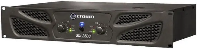 Alt view image 3 of 20 - Crown 2500 Amplifier 1000 W RMS 2 Channel Dark Gray NXLI25000US