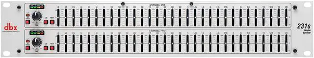 Alt view image 3 of 12 - DBX 231S Dual 31 Band Graphic EQ Equalizer