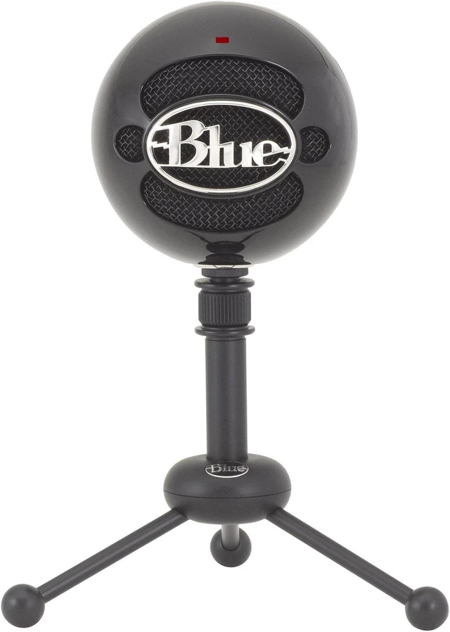 Alt view image 6 of 6 - Blue Microphones Snowball (Brushed Aluminum) Condenser USB Microphone with Cardioid and Omnidirectional Pickup Patterns, 10dB Pad, and Included Stand and Cable - Brushed Aluminum
