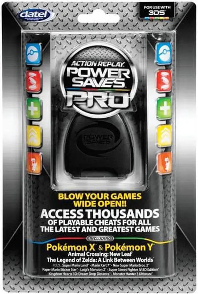 Alt view image 4 of 10 - Datel - Action Replay Power Saves Pro Cheat Codes for 3DS