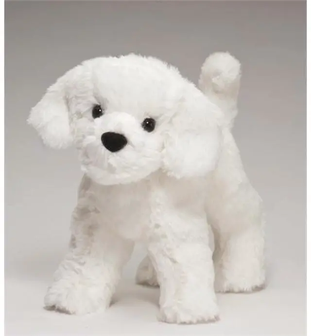 Main image of Dandelion Puff Bichon Frise 8" by Douglas Cuddle Toys