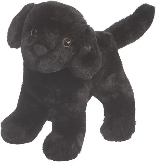 Main image of Abraham Black Lab 7" by Douglas Cuddle Toys