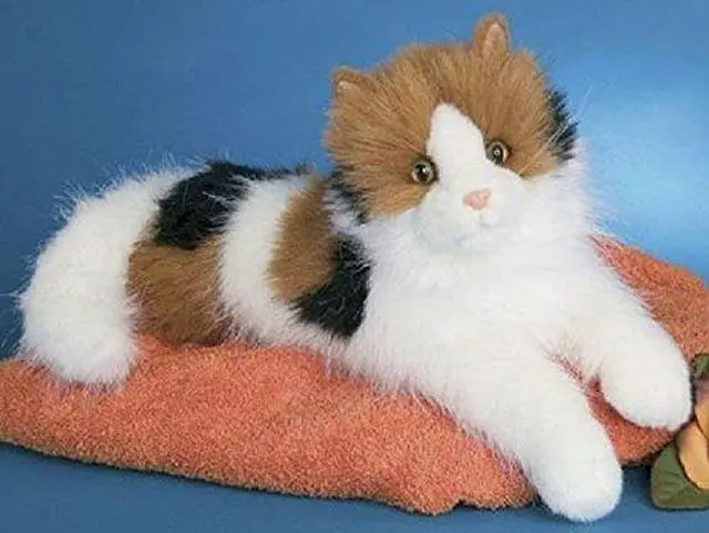 Alt view image 8 of 10 - Douglas 16" Long Puzzle Calico Cat