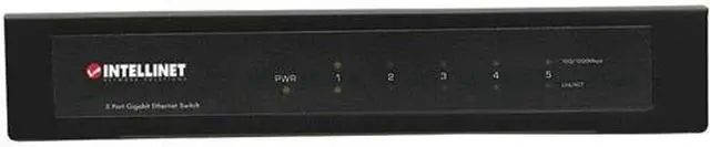 Alt view image 17 of 19 - Intellinet 5-Port Gigabit Ethernet Switch, Desktop Size, Metal Housing, IEEE 802.3az (Energy Efficient Ethernet)