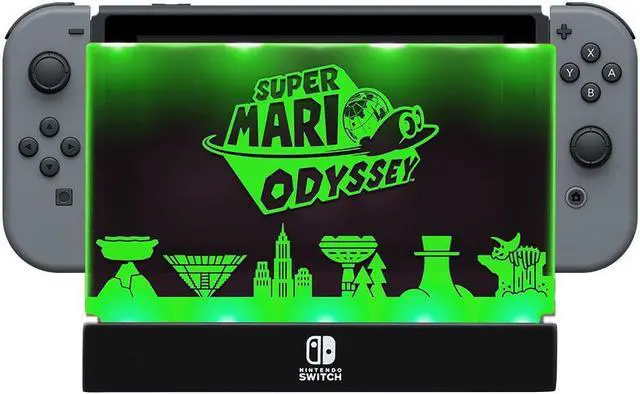 Alt view image 3 of 7 - PDP - Light-Up Dock Glow Shield - Nintendo Switch (500-042)