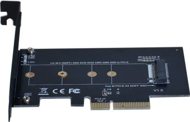 Alt view image 7 of 20 - ADDS ONE M.2 PCIE SSD (M KEY, NVME, AHCI) TO YOUR PCIE EQUIPPED DESKTOP COMPUTER