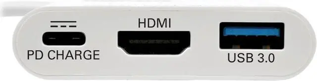 Alt view image 6 of 20 - Tripp Lite USB C to HDMI Multiport Adapter w/PD Charging USB Type C to HDMI (U444-06N-HU-C)