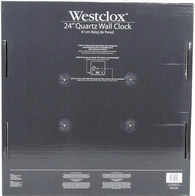 Alt view image 5 of 6 - Westclox 32213 Oversized Classic 24 in. Clock