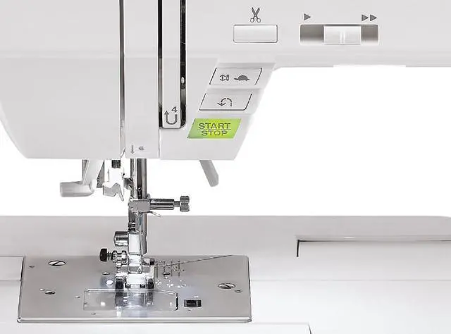 Alt view image 4 of 13 - Singer 9960 Quantum Stylist 600 Stitch Computerized Sewing Machine with Extension Table