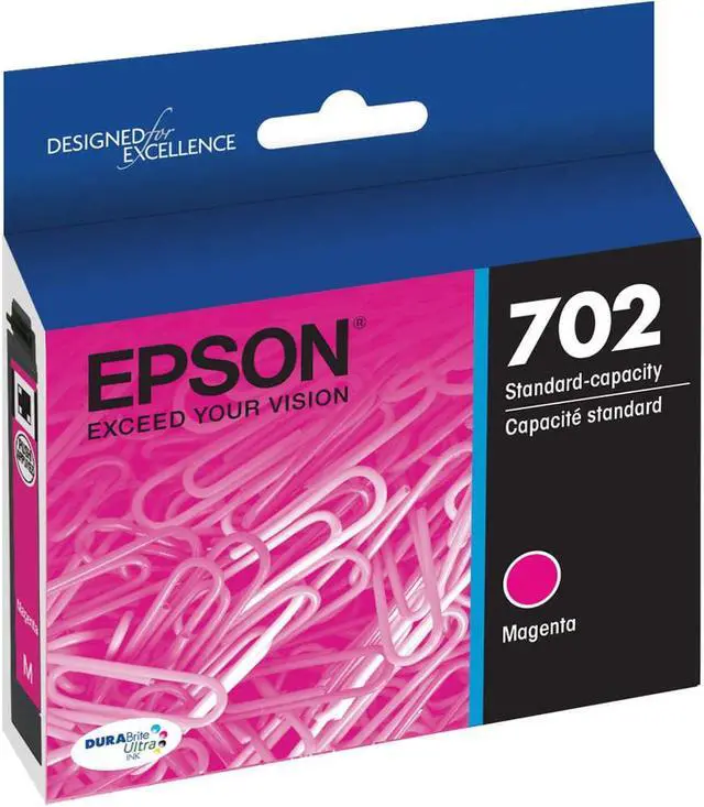 Alt view image 4 of 6 - Epson DURABrite Ultra Ink T702 Original Ink Cartridge - Magenta - Inkjet - Standard Yield - 300 Pages
