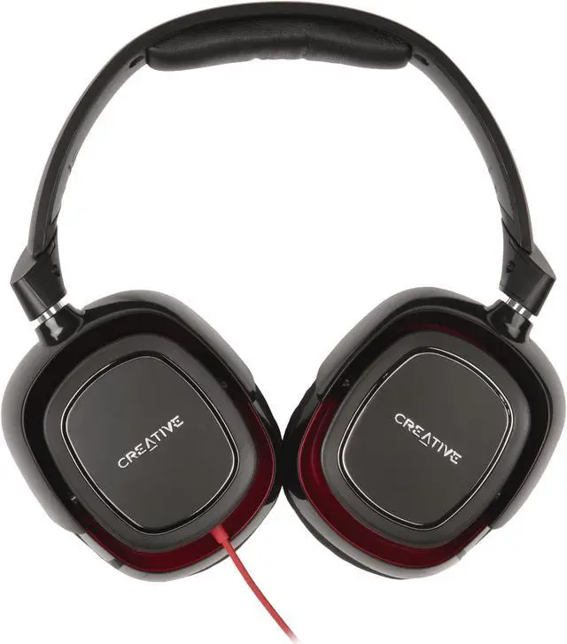 Alt view image 8 of 14 - Creative Draco HS880 Foldable Gaming Headset with Detachable Mic