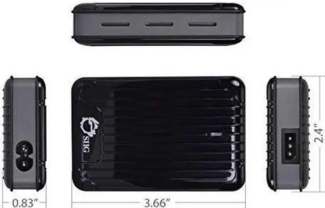 Alt view image 9 of 19 - SIIG Ultra-Compact Universal Laptop Power Adapter - 90W