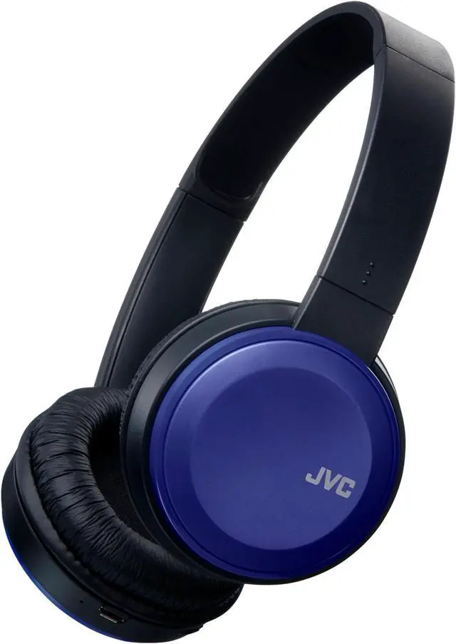Alt view image 4 of 9 - JVC HAS190BTA Colorful Bluetooth(R) Headphones (Blue)