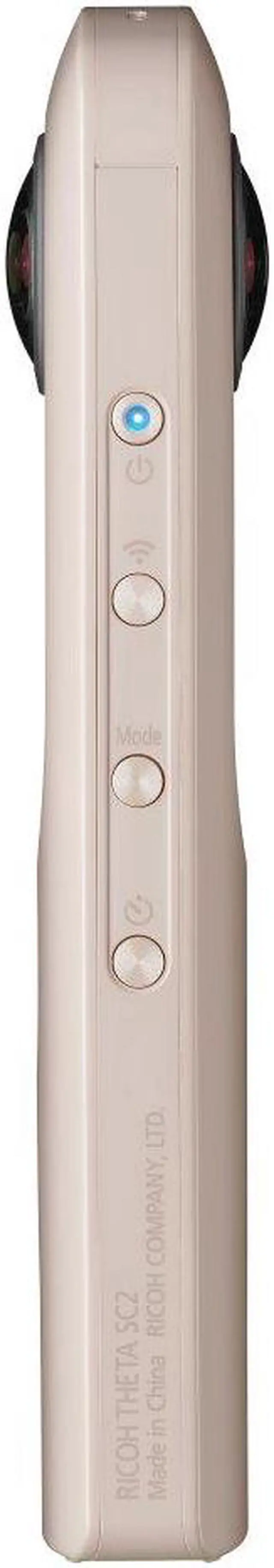 Alt view image 3 of 13 - Ricoh THETA SC2 4K 360 Spherical Camera (Beige)