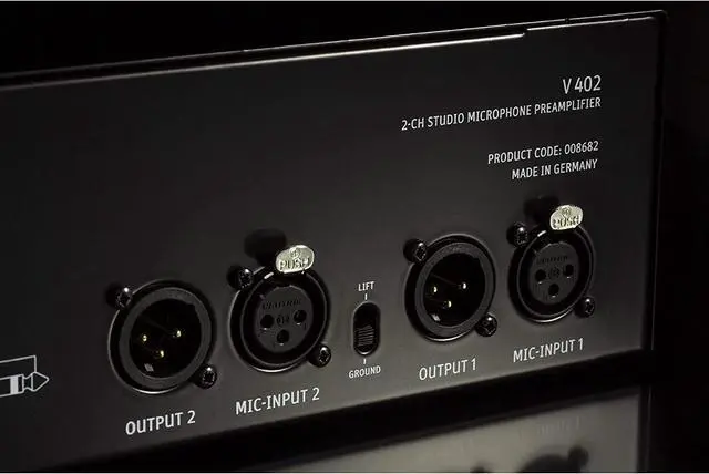 Alt view image 5 of 6 - Neumann V 402 Rackmount 2-Channel Microphone Preamplifier