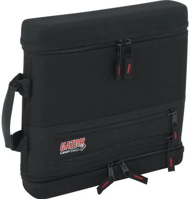 Alt view image 7 of 15 - Gator EVA Foam Case for A Single Wireless Mic System; half rack