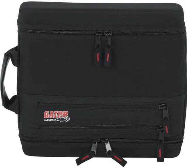 Alt view image 6 of 15 - Gator EVA Foam Case for A Single Wireless Mic System; half rack