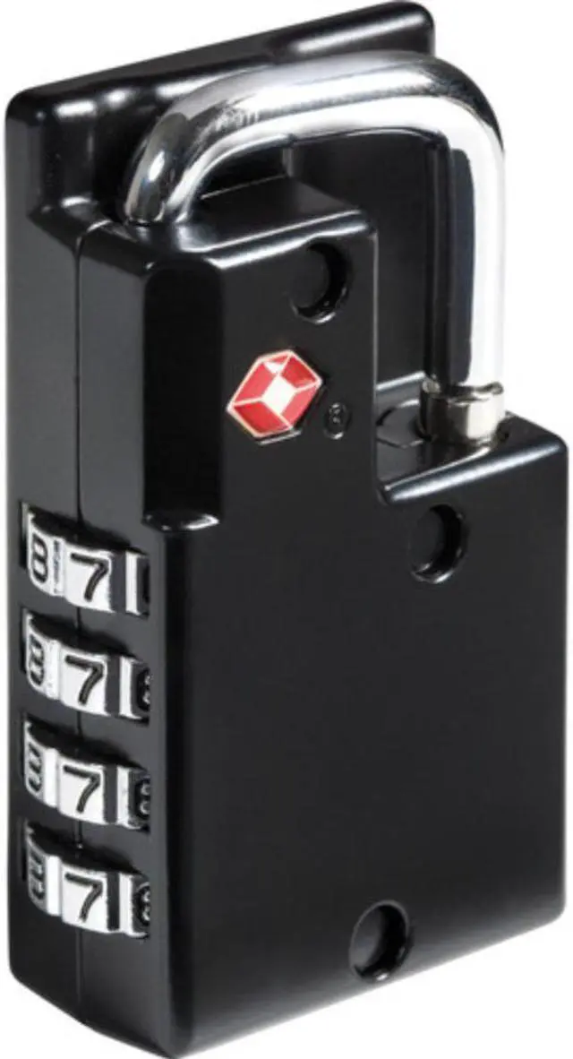 Main image of Explorer Cases Digilock 4-Digit TSA Approved Combination Padlock (Black) works exclusively with Explorer Cases