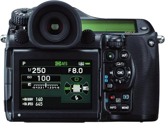 Alt view image 5 of 14 - Pentax 645Z Medium Format DSLR Camera (Body Only) 51.4MP, 3 fps Continuous Shooting #16599