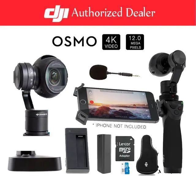 Alt view image 5 of 11 - DJI Osmo Gimbal System Zenmuse X3 Handheld with 4K Camera (CP.ZM.000160) -  2 Extra Batteries