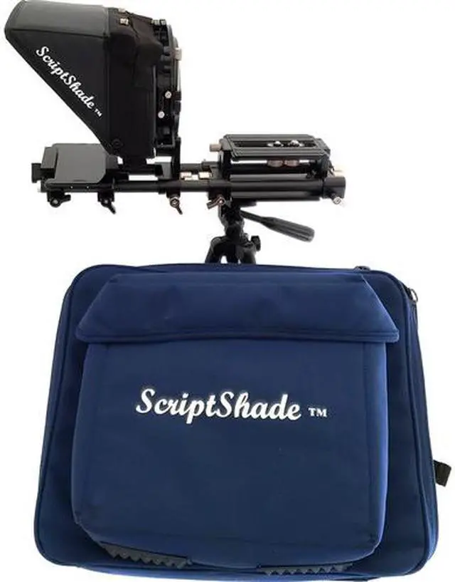 Alt view image 4 of 5 - Genustech ScriptShade Matte Box Ultimate Wide-Angle Teleprompter Kit