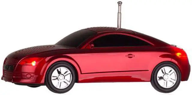 Main image of QuantumFX CS-36US Portable Car Tunes Speaker with USB/Micro SD Port and FM Radio (Red)