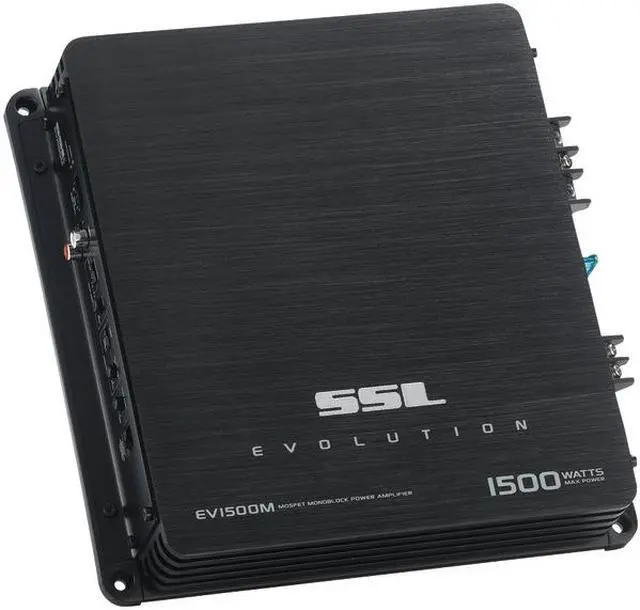 Alt view image 6 of 9 - Sound Storm Laboratories EV1500M 1,500-Watt Monoblock Amplifier with High/Low Crossover Remote Subwoofer Level Control