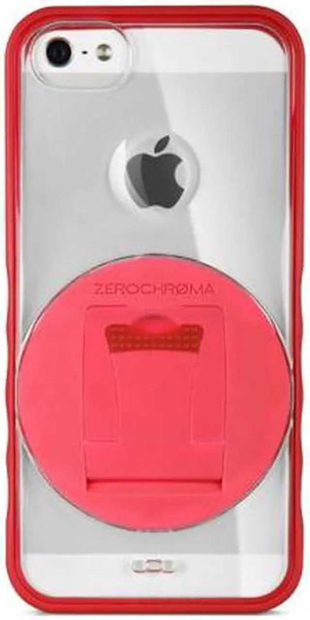 Main image of Zerochroma Red VarioClear Case for Apple iPhone 5 IPHON5-VRC-RED-X
