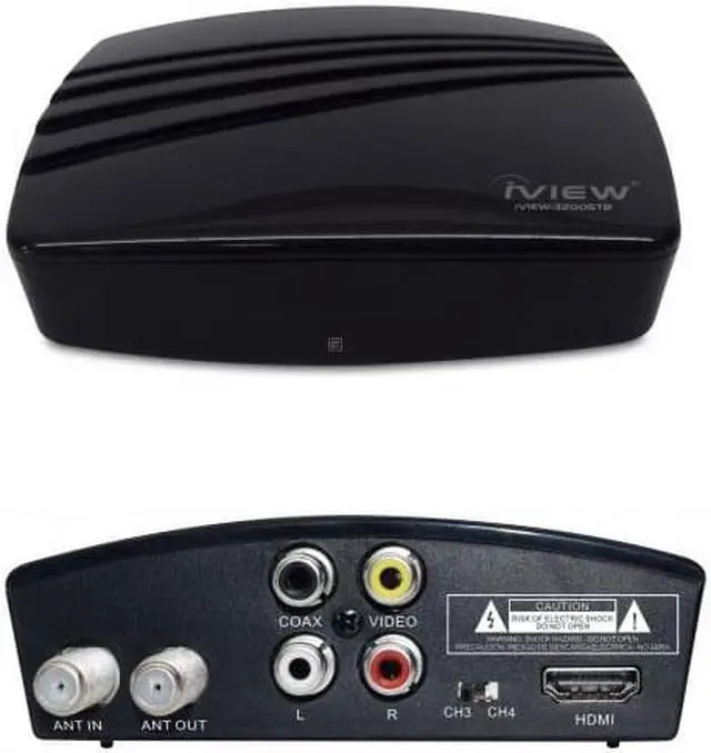 Alt view image 2 of 15 - iView 3200STB Digital DTV Converter Box w/ Analog Pass-Through & QAM Capability