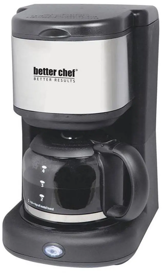 Alt view image 3 of 3 - Better Chef IM-104S 4-Cup Non-Stick Coffee Maker
