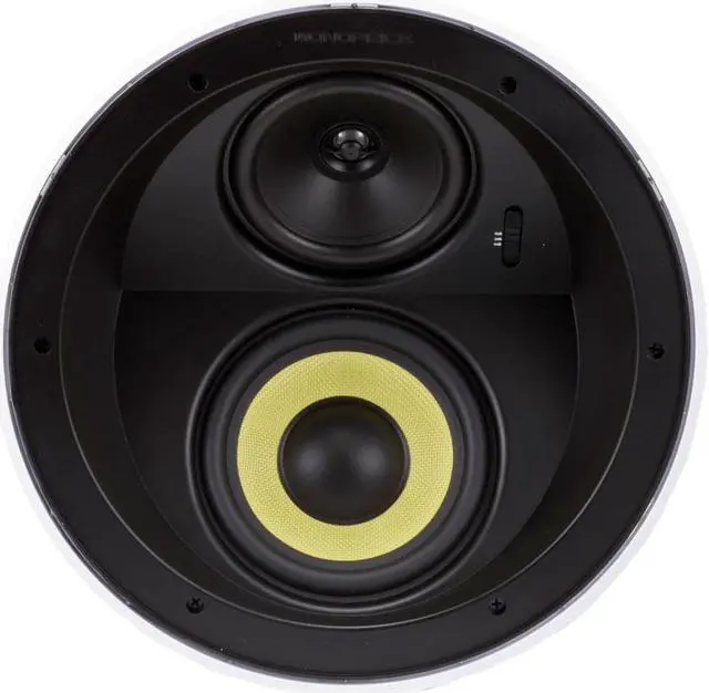 Alt view image 3 of 13 - Monoprice 160W 6.5" Dual Woofer Micro Flange In-Ceiling Speaker White 107605